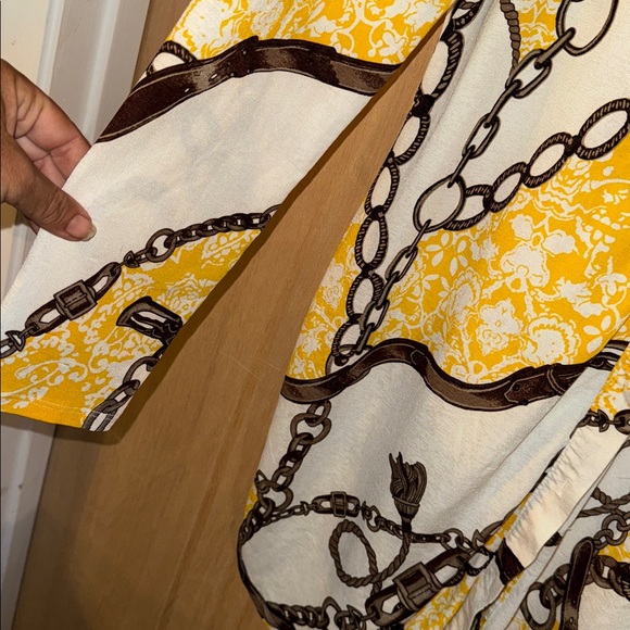 Timing Chain Print Shirt Dress/Tunic - Picture 3 of 4